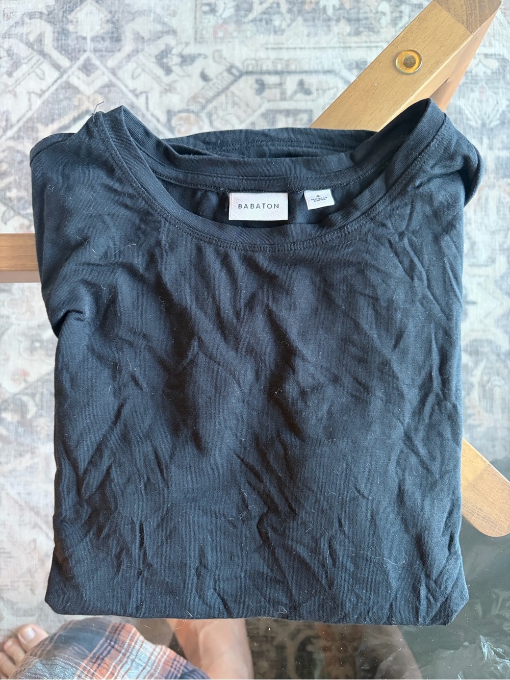 Babaton Men's Black Short Sleeve Crew Tee
